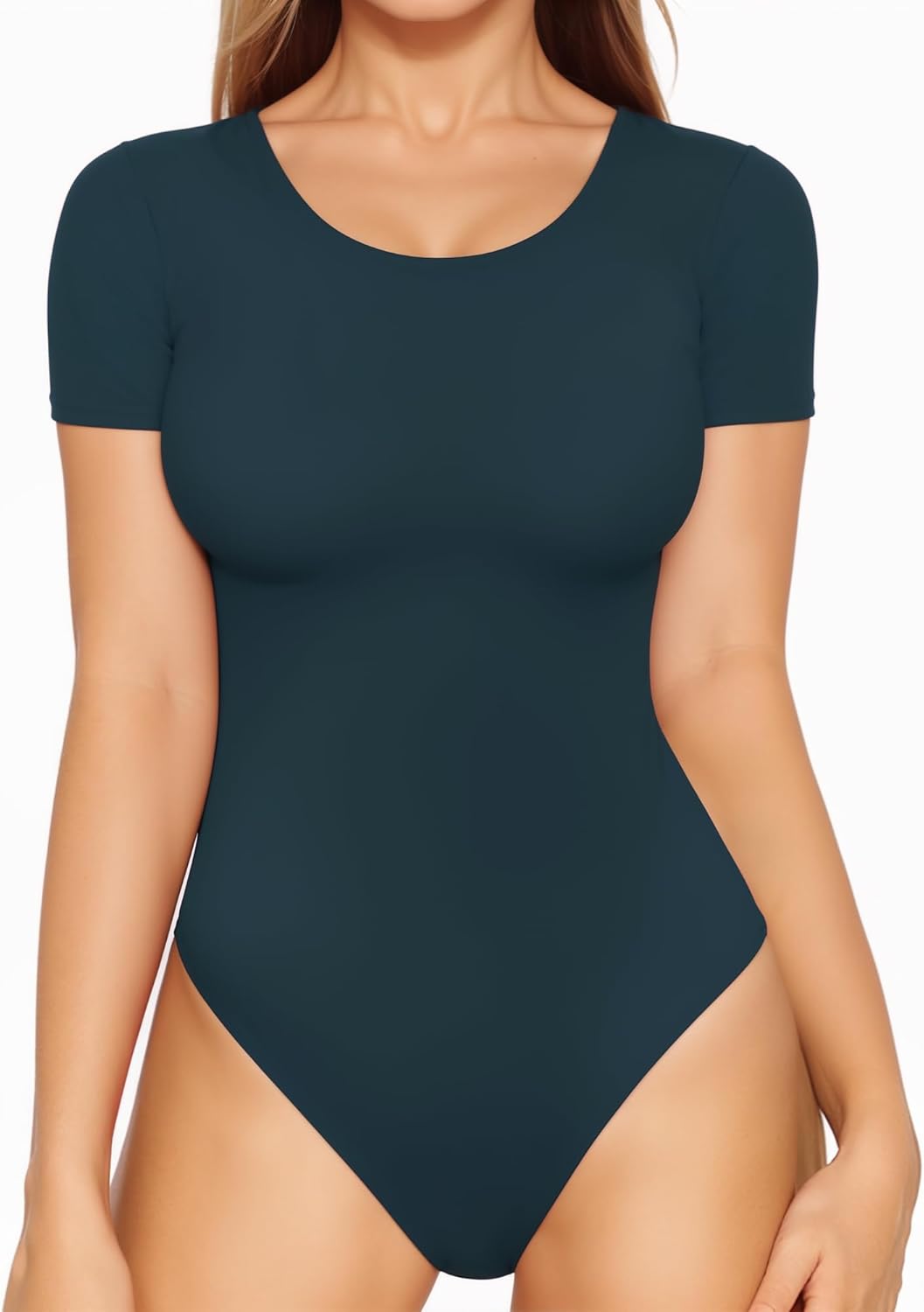 Bodysuit Short Sleeve - Grey